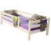 Детская одноярусная кровать Соня 160x70 с защитой от падений по периметру, сосна