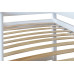 Двухъярусная детская кровать Соня 190x80 для двоих с наклонной лестницей. Вариант 10 белая