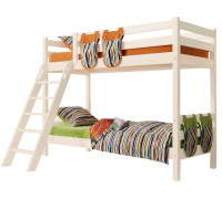 Двухъярусная кровать Соня с наклонной лестницей. Вариант 10