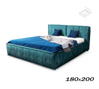 Кровать Чикаго 180х200 аликанте изумруд (каркас кровати) Вариант 3