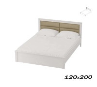Кровать Элана 120х200 бодега белая (каркас кровати)