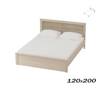 Кровать Элана 120х200 дуб сонома (каркас кровати)