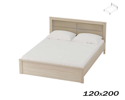 Кровать Элана 120х200 дуб сонома (каркас кровати)