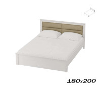 Кровать Элана 180х200 бодега белая (каркас кровати)