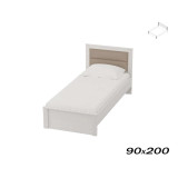 Кровать Элана 90х200 бодега белая (каркас кровати)