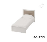 Кровать Элана 90х200 бодега белая (каркас кровати)
