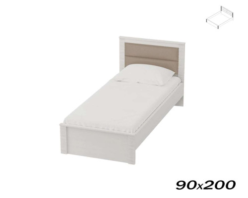 Кровать Элана 90х200 бодега белая (каркас кровати)
