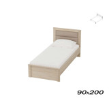 Кровать Элана 90х200 дуб сонома (каркас кровати)