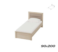 Кровать Элана 90х200 дуб сонома (каркас кровати)