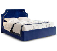 Катрин кровать 1600 Вариант 1 синяя Стандарт