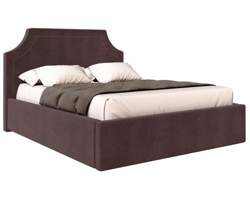 Катрин кровать 1400 Вариант 3 коричневая Стандарт
