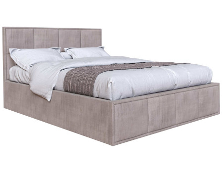 Кровать с высоким изголовьем Октавия 200x160 Тиффани серый Вариант 2 