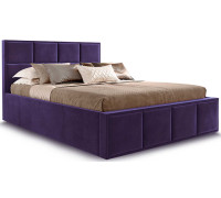 Октавия кровать 1400 Вариант 3 фиолетовая Стандарт