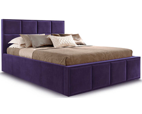 Октавия кровать 1600 Вариант 3 фиолетовая Стандарт