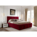 Кровать с высоким изголовьем Октавия 200x180 красная Вариант 4 