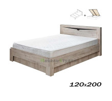 Кровать Соренто 120х200 дуб бонифаций (с подъемным механизмом)