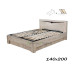 Кровать Соренто 140х200 дуб бонифаций (с подъемным механизмом)