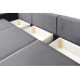 Диван кровать Бостон 2400 Вариант 4 серый / светло-серый (Bonnel)