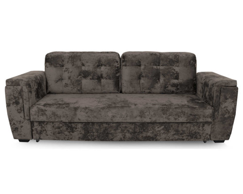 Милан диван-кровать 2580х1130х1000 СТАНДАРТ Вариант 2, Тиффани коричневый (Bonnel)