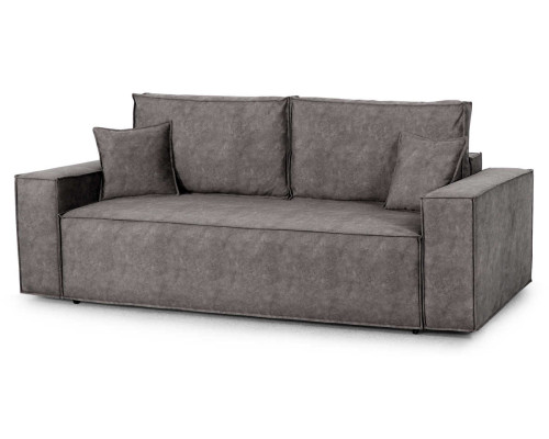 Тулон диван-кровать 2460х1100х710 СТАНДАРТ Вариант 1 Аликанте серый (Bonnel)