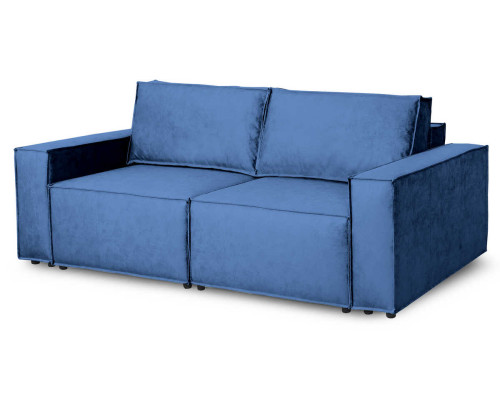 Тулон 2 диван-кровать 2530х1100х880 СТАНДАРТ Вариант 2, Лана синий (Bonnel)
