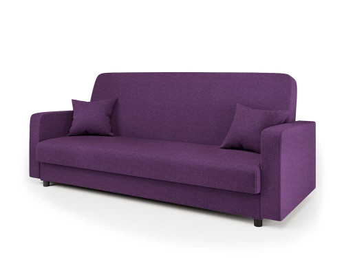 Диван-кровать Мелодия 130 215х100х90 рогожка фиолетовый