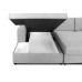 Угловой диван Неаполь 2 Вариант 2, Альба темно-серый (TFK)