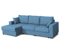 Неаполь 2 диван-кровать 2800х1500х720 СТАНДАРТ Вариант 3, Аура голубой (TFK)
