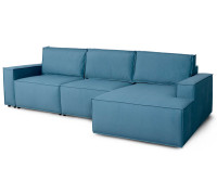 Тулон 5 диван-кровать 3530х1570х880 СТАНДАРТ Вариант 3, Аура голубой (TFK)