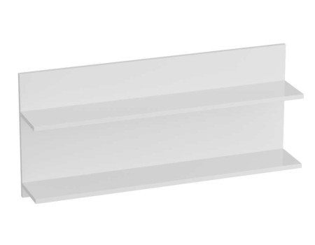Полка навесная Кёльн 980x180x450, белый аляска / белый глянец