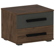 Глазго спальня Тумба с 2 ящ 480x390x370 Графит / Таксония