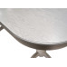 Стол обеденный Тарун 5 190/250х84 белый/серебро раздвижной