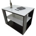 Журнальный стол BeautyStyle 5 венге/стекло белое 65х45х57